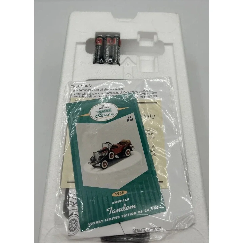 Hallmark 1999 Kiddie Car Classics 1935 Luxury Limited Edition American Tandem E